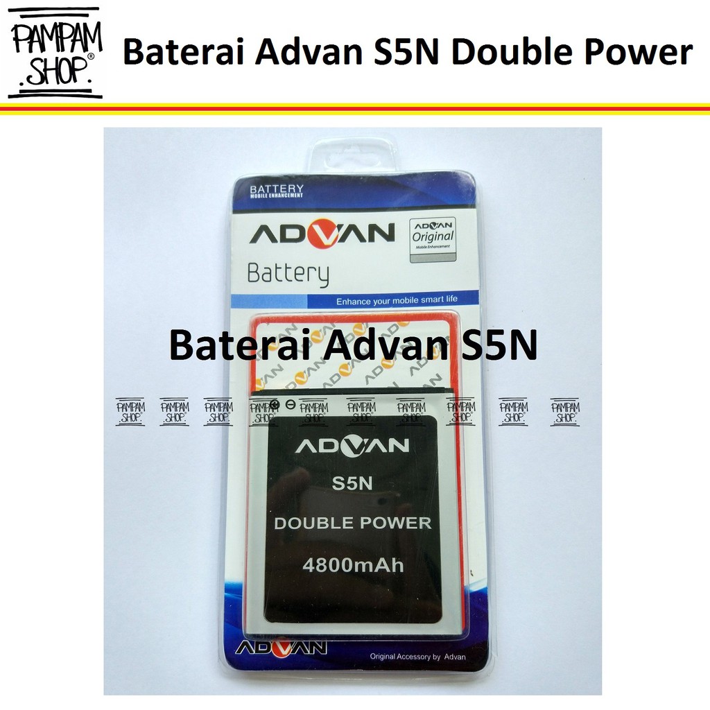 Baterai Advan S5N Original Double Power | Batre, Batrai, Battery, Advance, HP, S5 N