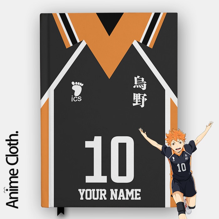 

Buku Catatan Haikyuu1 Jersey Anime Custom Nama Note book Diary Cosplay
