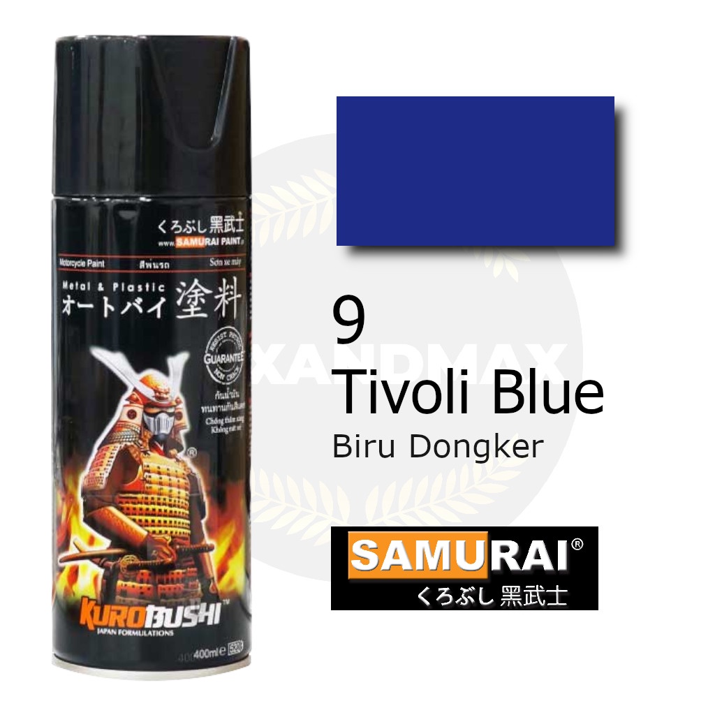 Samurai Paint Tivoli Blue 9  400 ml - Cat Semprot