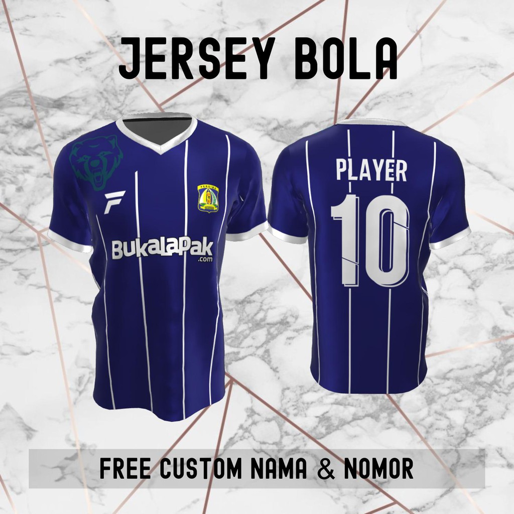 Jersey Persiba Balikpapan Klub Bola Baju Kaos Custom Nama dan Nomor Punggung - 312