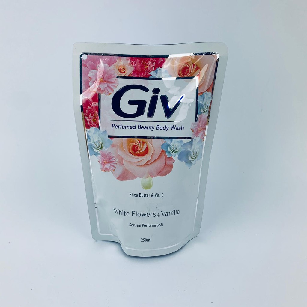 Giv / Boady wash / White flowers dan vanila / 250ml