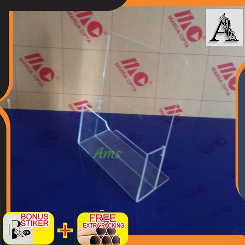 Terlaris Akrilik brosur A5 /tempat brosur akrilik