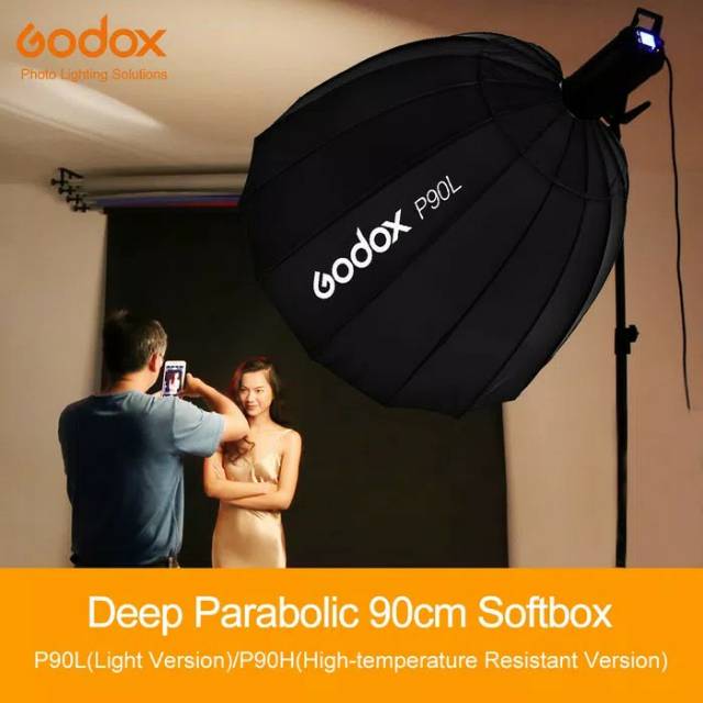 Softbox parabolic GODOX P90L 90CM WITH GRID