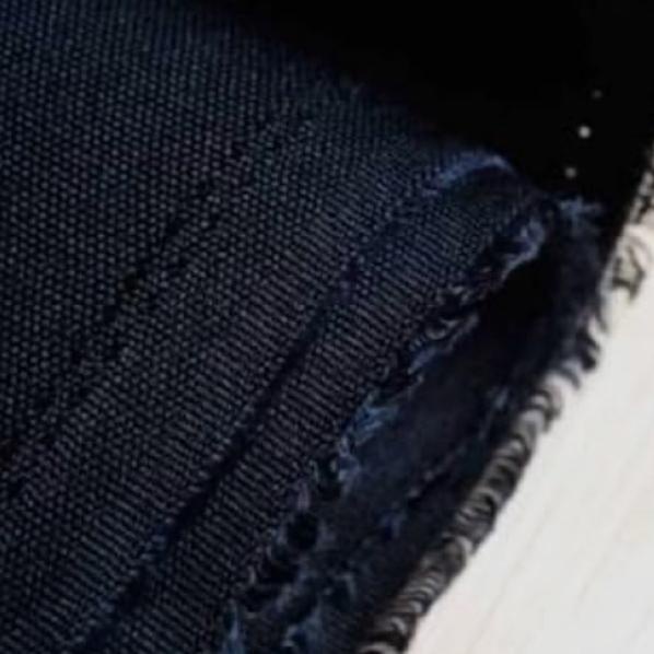 ♡ Kain KANVAS POLOS warna hitam ♖