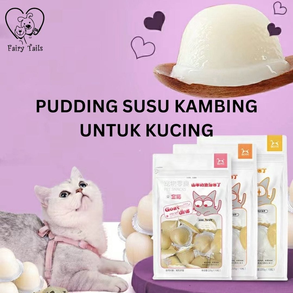 [Premium] Snack Kucing Pudding Susu Kambing BOTH / BOTH Goat Milk Pudding (Cat Snack)