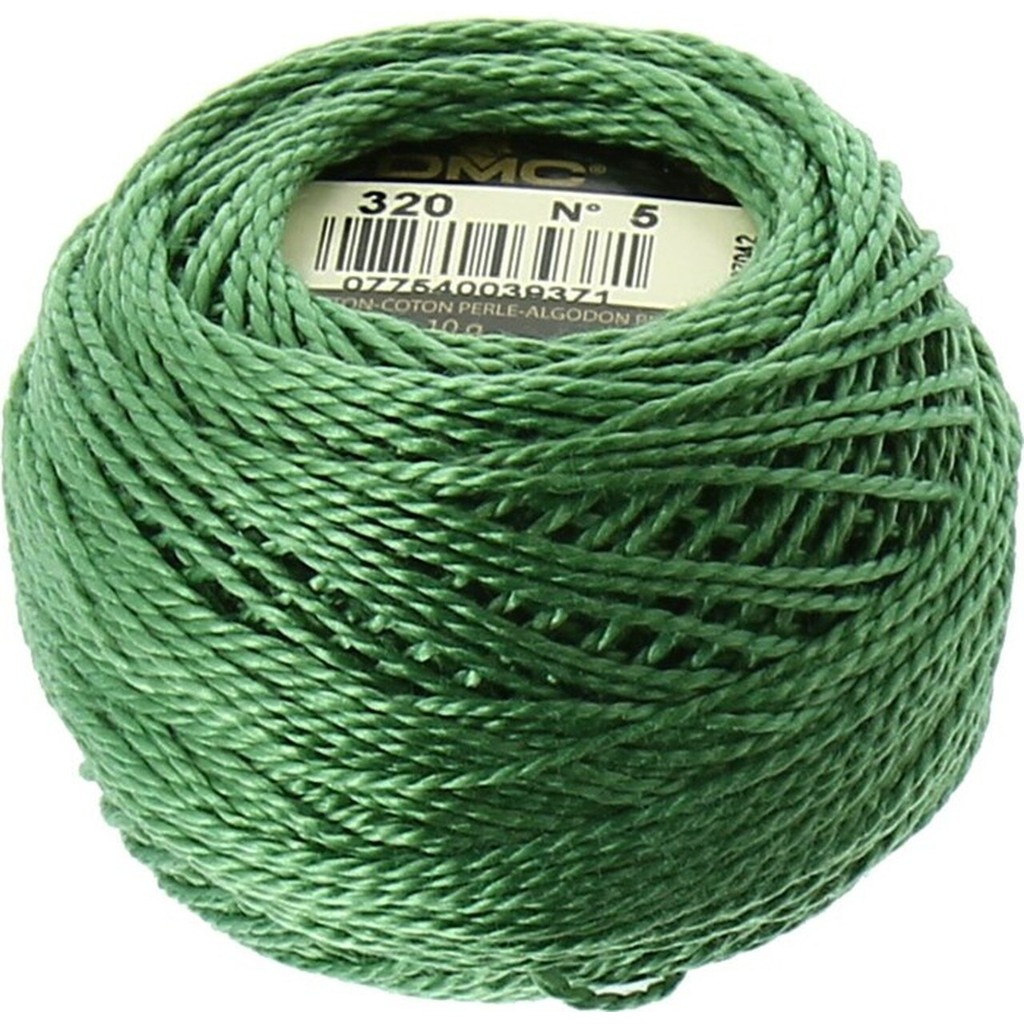 Benang Sulam DMC Art 116 Cotton Perle Pearl Ball Size 5 Kode 320