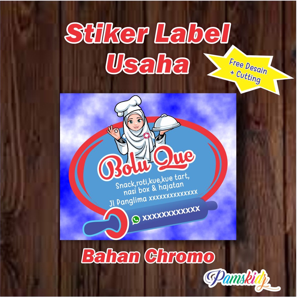 

STIKER USAHA KUE/BOLU/ROTI