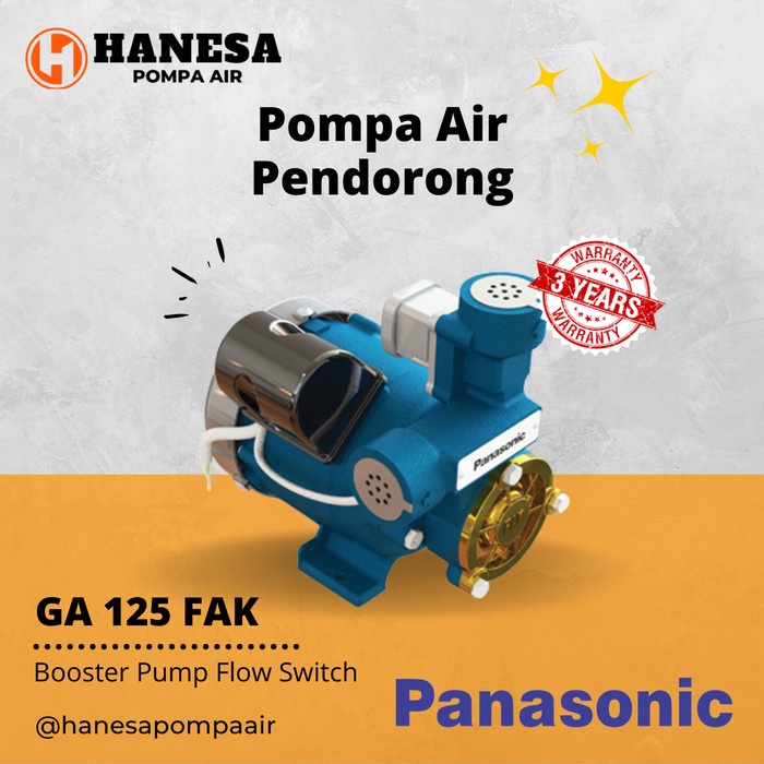 Panasonic GA 125 FAK Pompa Pendorong Otomatis