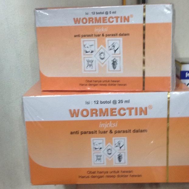 Obat kutu parasit suntik anjing kucing hewan ternak wormectin
