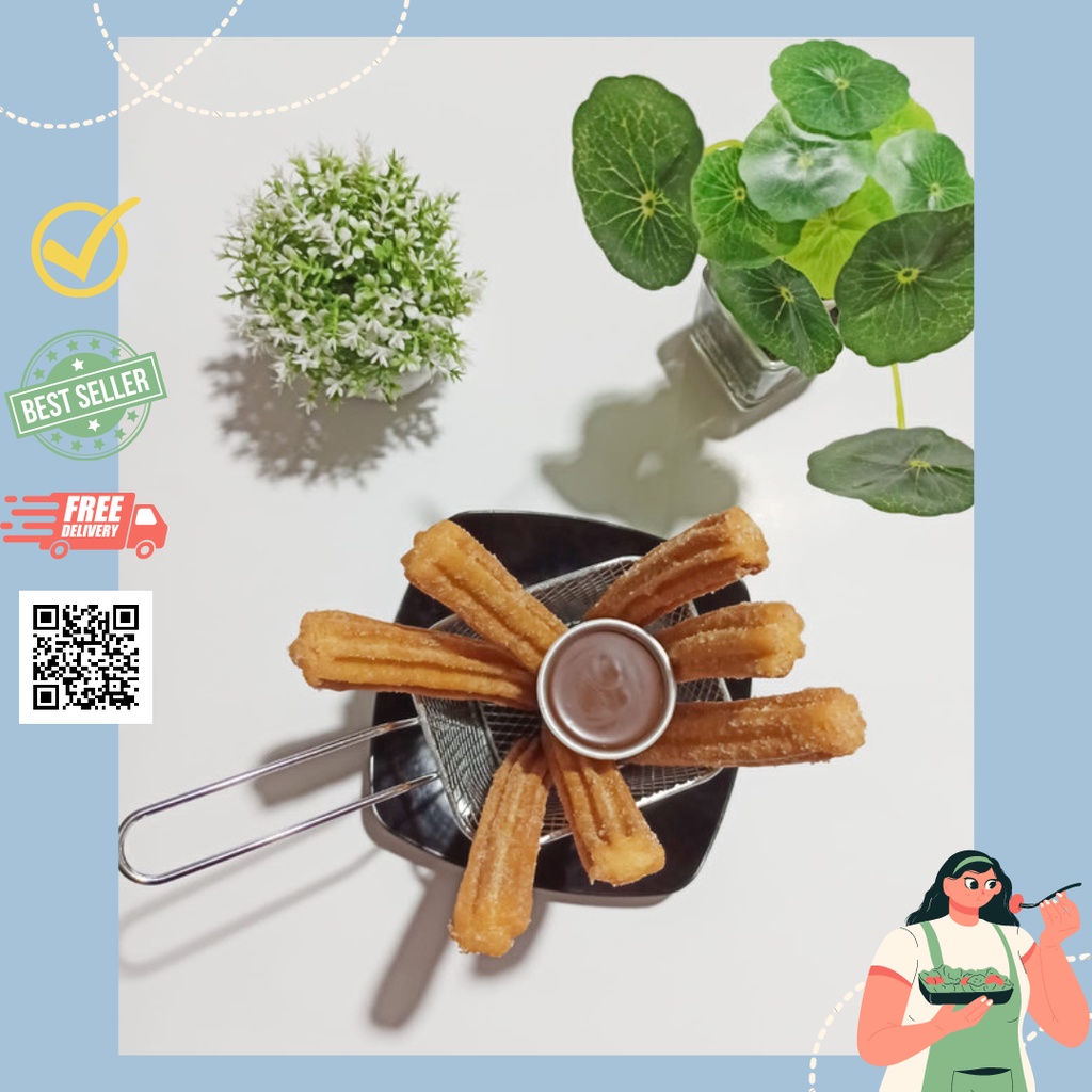 CHURROS FROZEN /  CHURROS BEKU / JAJANAN KEKINIAN / JAJANAN VIRAL / STREET FOOD