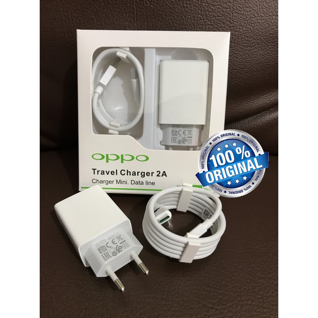 Charger Oppo A9 2020 / A5 2020/ A53 / OPPO K3  - 100% Original Charger Carger Casan Oppo type C