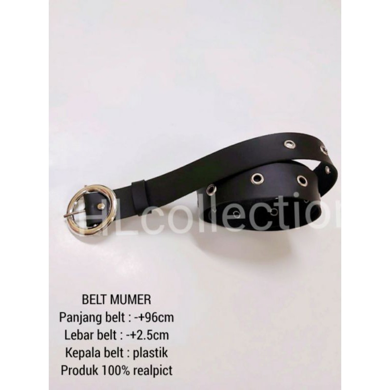 Tali Pinggang Wanita Murah Korean Fashion kulit Round Buckle Men Women Belt