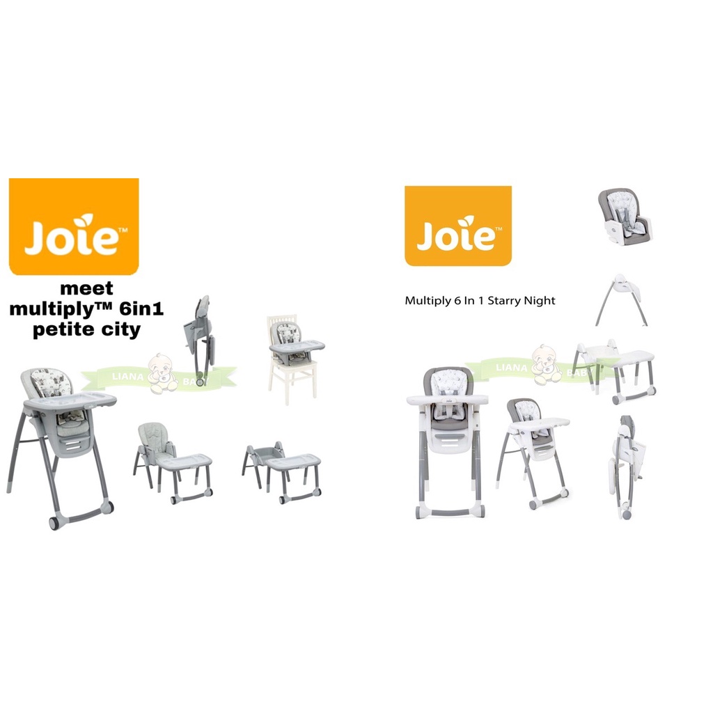 BCR06 JOIE HIGH CHAIR MULTIPLY 6 in 1 KURSI MAKAN ANAK