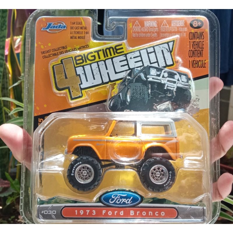 JADA BIGTIME 4WHEELIN 1973 FORD BRONCO KUNING