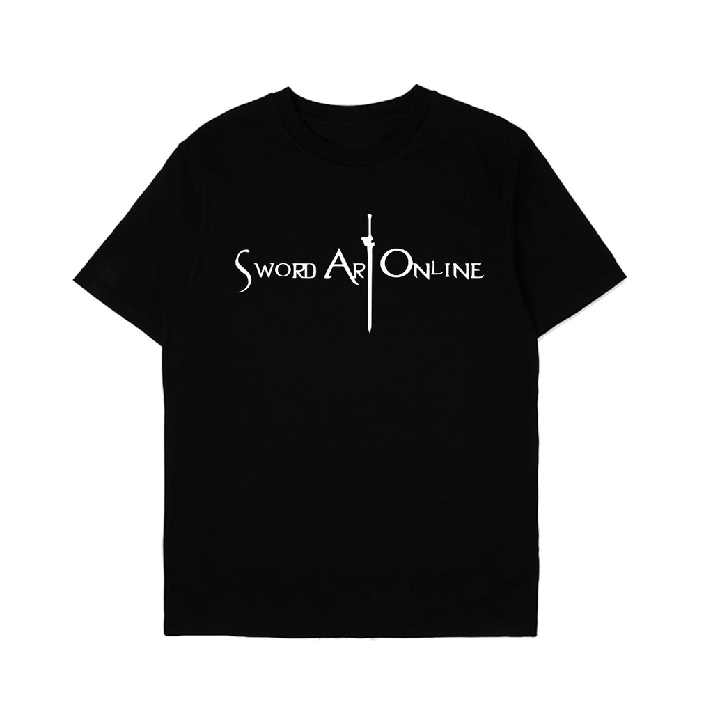 Kaos anime sword art online sablon depan