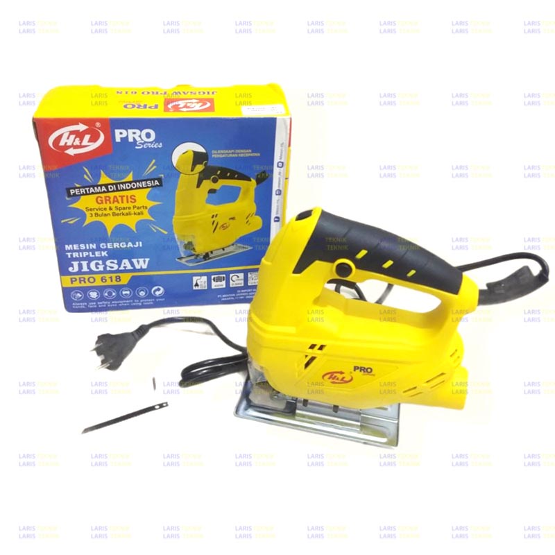 Mesin Gergaji Ukir/Potong/Jigsaw H&L PRO 618 Tipe Modern/Gergaji Listrik Triplek Kayu HL PRO 618