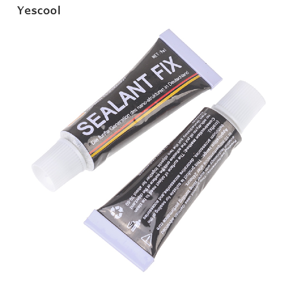 Yescool 5PCS Lem Super Kuat Instan Untuk Memperbaiki Kacametalmarmer