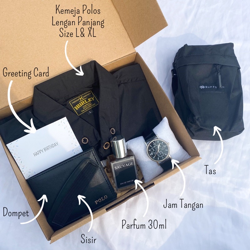 

[KEMEJA POLOS LENGAN PANJANG]KADO PACAR/HAMPERS COWOK/GIFT BOX COWOK/KADO ULANG TAHUN/KADO COWOK/KADO SIDANG/KADO WISUDA/KADO ANNIVERSARY/HADIAH PACAR/HADIAH ULANG TAHUN