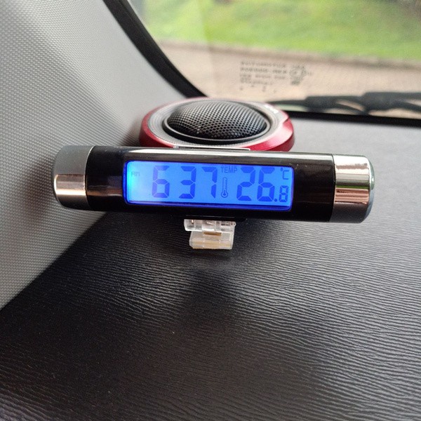 Trend-JAM DIGITAL DASHBOARD MOBIL TERMOMETER SUHU AC DENGAN LAMPU