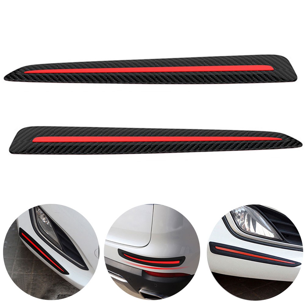 Premium Carbon Bumper Guard Flexible | Pelindung Lecet Sisi Sudut Mobil