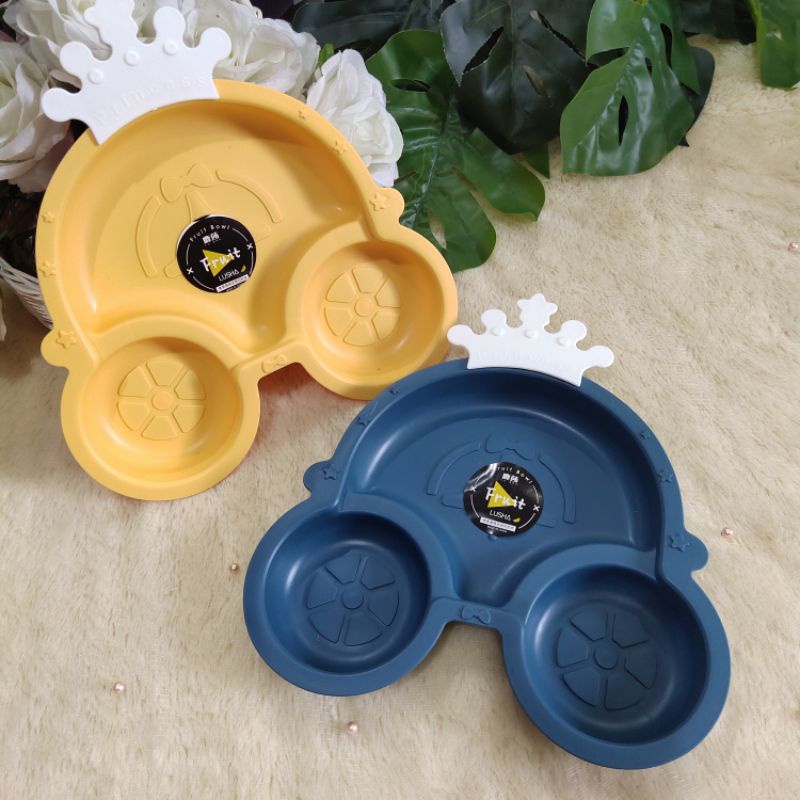 New! Piring Makan Anak Karakter 3D Lucu Bpa Free