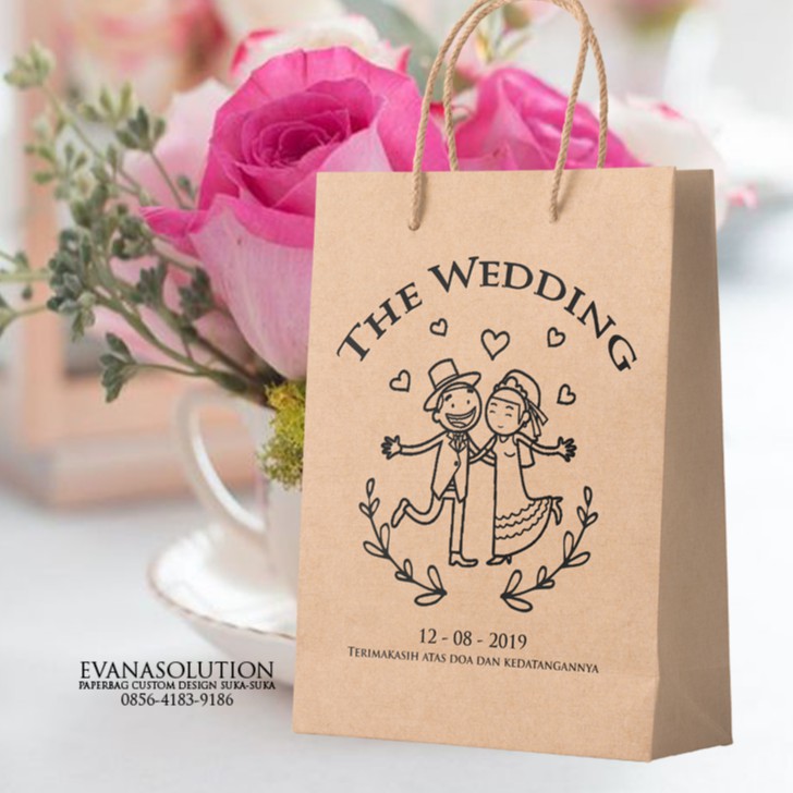 

Paperbag custom design suka2 Size 8 x 6 x 14.5 cm