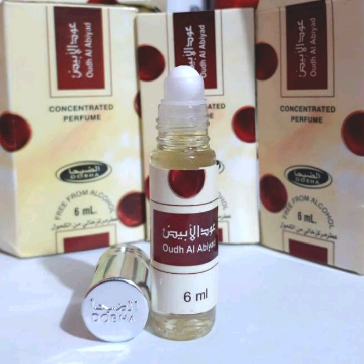 OUDH AL ABYADH Parfum DOBHA Kemasan 6ml Minyak Wangi Roll On non alkohol