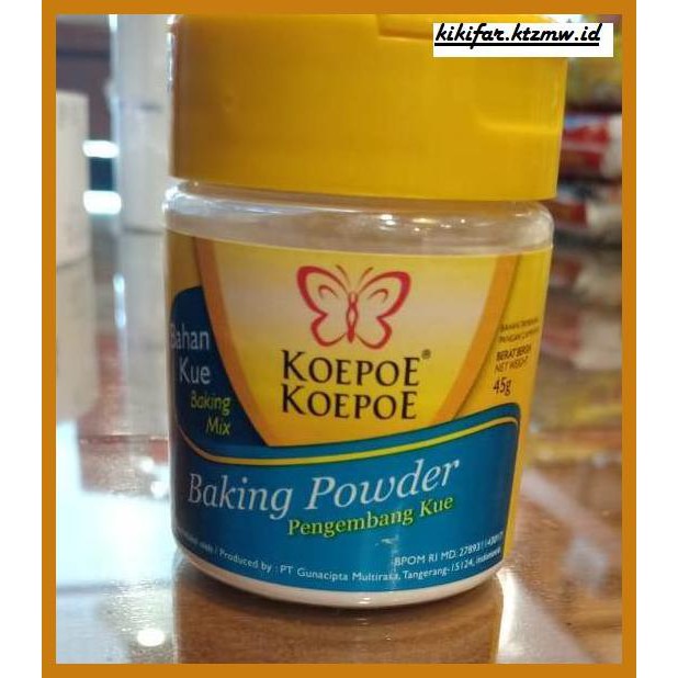 

Redwop-Gnikab- Baking Powder Koepoe Koepoe 45Gr -Hallall.