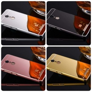 Aluminium Bumper Mirror Case Xiaomi Redmi Note 2, Note 3, Note 4, Mi4i, 3/3Pro, 4/4 Prime, Mi5S