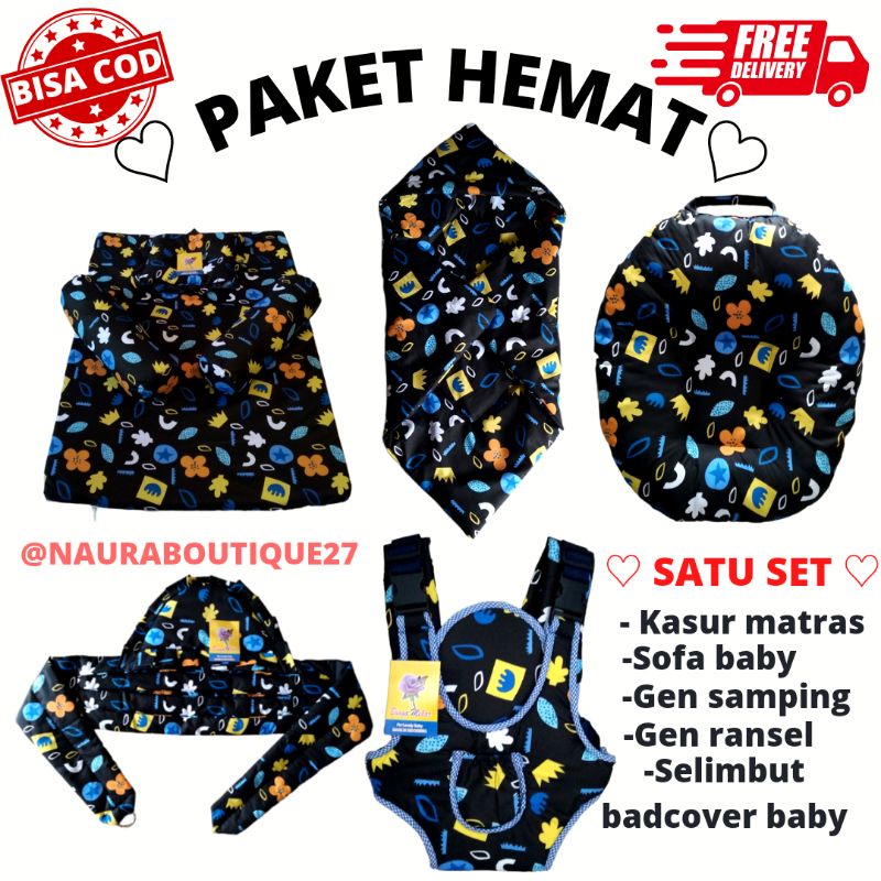 Kasur bayi / kasur baby/ sofa baby/ sofa bayi/ paket hemat 2 in 1 kasur matras&amp;sofa baby multifungsi / set selimbut&amp;samping polos baby