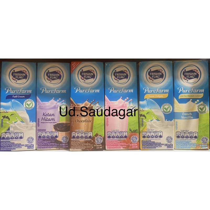 

Frisian Flag Susu Bendera UHT 225ml