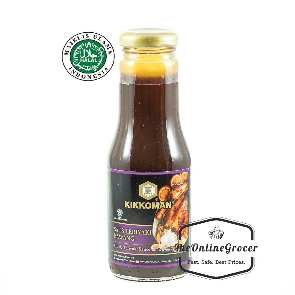 

Kikkoman Garlic Teriyaki Sauce/Saus Teriyaki Bawang HALAL MUI 300gr