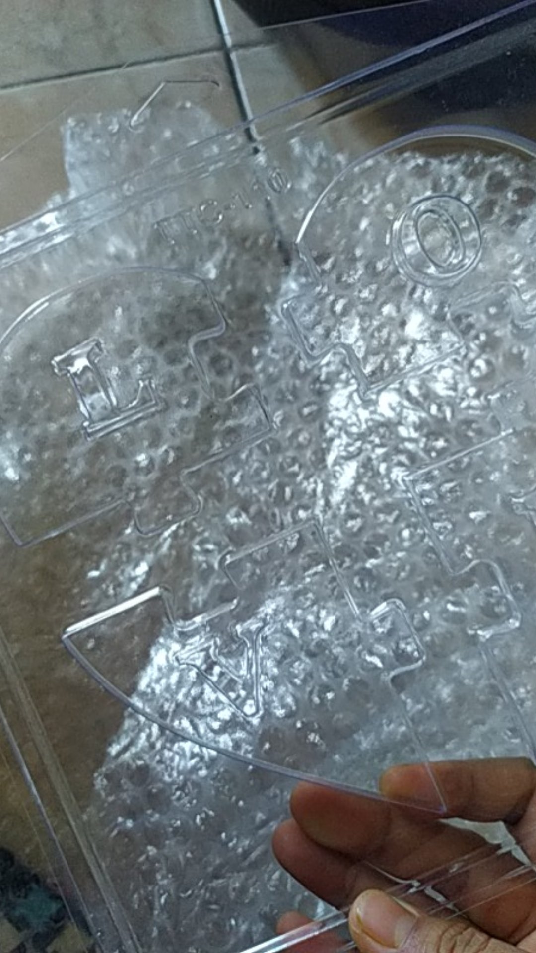 Cetakan Coklat Murah Love Puzzle Valentine Hati Heart