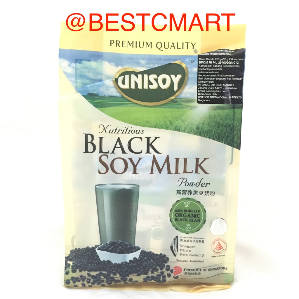 

UNISOY NUTRITIOUS BLACK SOY MILK POWDER 256GR