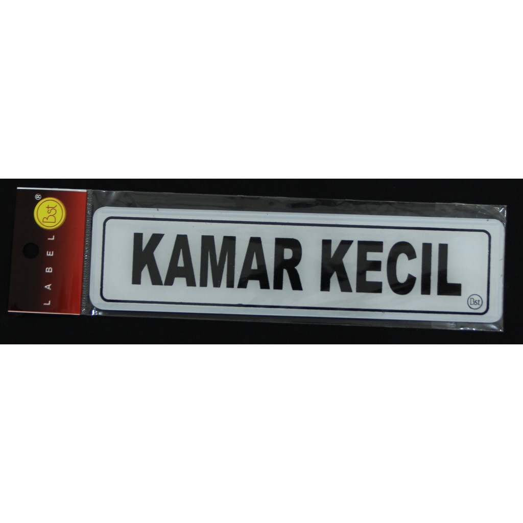 

Label Akrilik Kamar Kecil