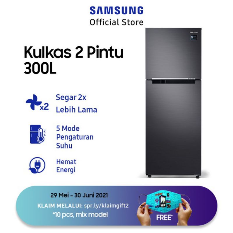 SAMSUNG KULKAS 2PINTU INVERTER RT29K503JB1