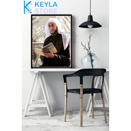 POSTER KAYU HIASAN DINDING PAPAN MDF TEMA SYEKH ALI JABER