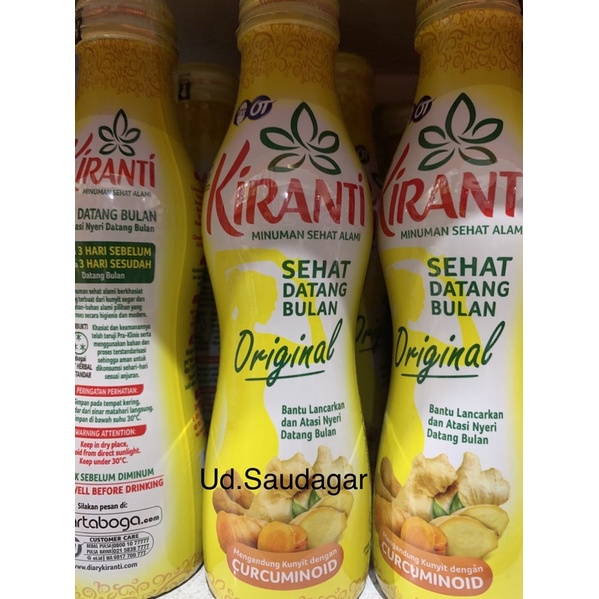 

Minuman Kesehatan Kiranti Original Sehat Datang Bulan 150ml