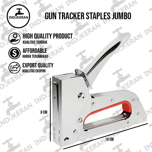 INDOKERAN - Gun Tracker Staples Tembak - High Quality