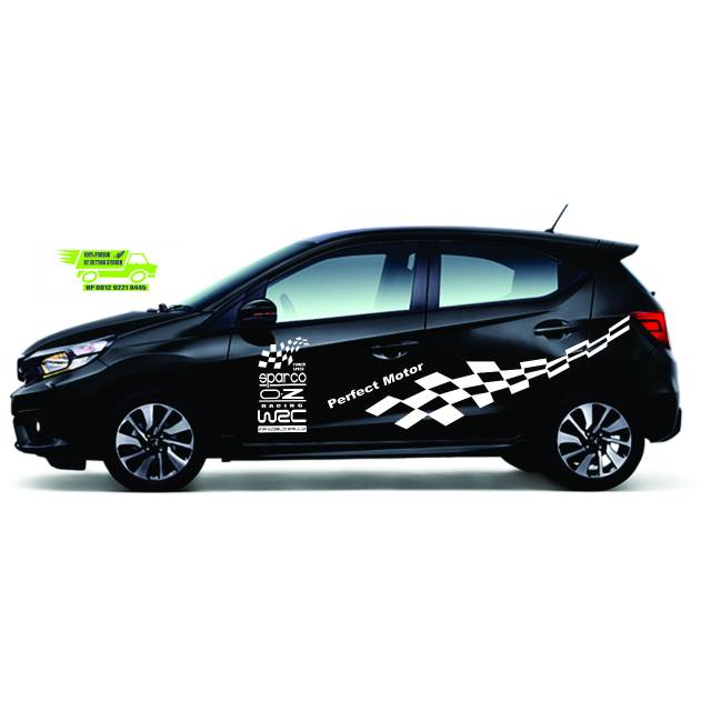 sticker mobil // sticker cutting honda brio // sticker body mobil brio
