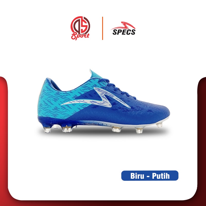 Sepatu Bola Specs Lightspeed 3 FG Sepatu Sepakbola Accelerator Ls 3 White Blue Red-ALPHA BIRU