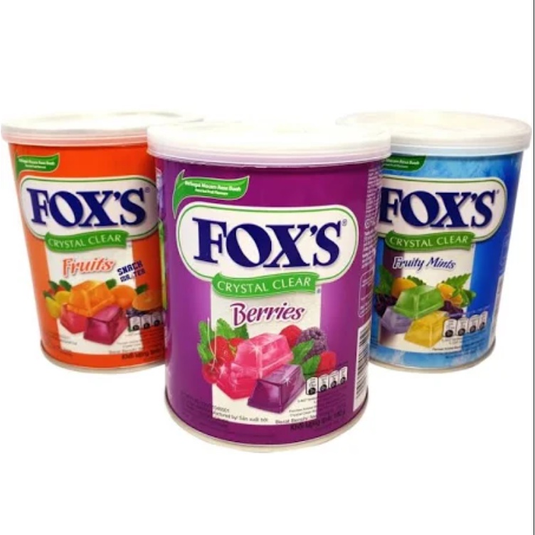 

Foxs Crystal Clear Tin - Permen Kaleng 180 g