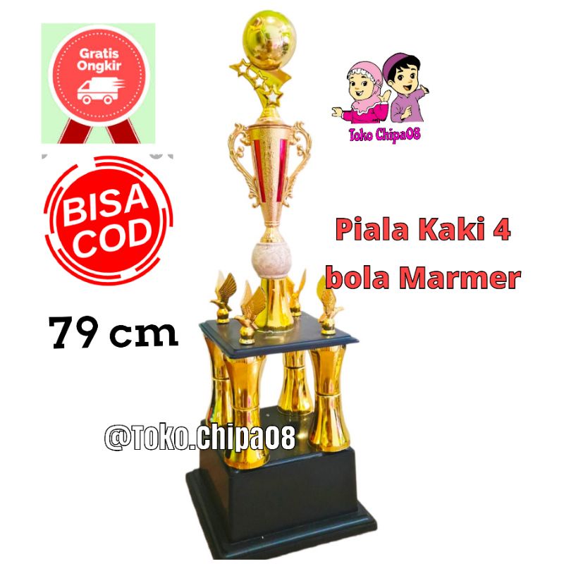 PIALA KAKI 4 MARMER SEPAK BOLA