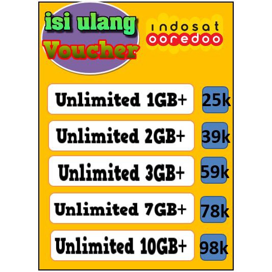 PROMO INJECT DATA INDOSAT BUKAN GIFT