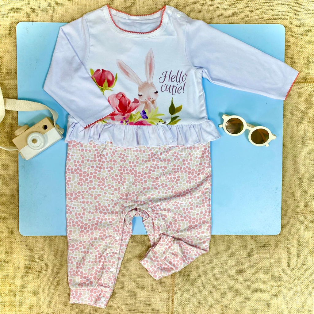 baju bayi perempuan Import motif Kelinci baju imlek bayi Perempuan jumper bayi