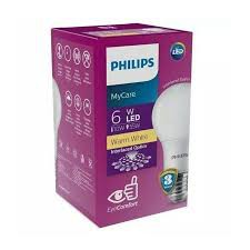 Lampu Philips LED 8 watt WWL Warm White Mycare