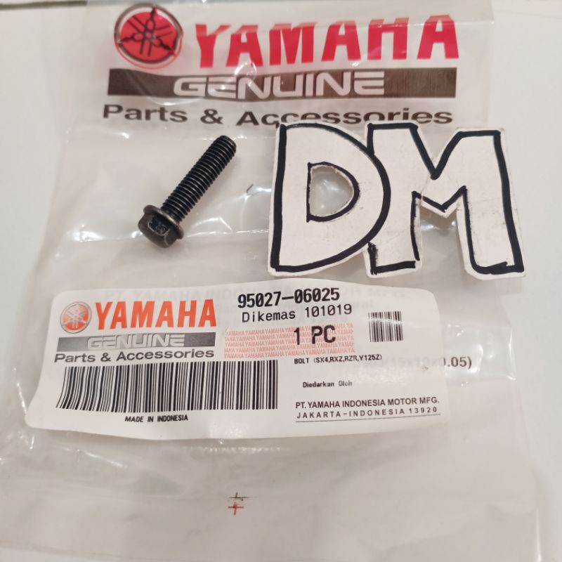 baut bak CVT baut waterpump Jupiter Mx 135 RXZ RZR Mio Nouvo Mio soul 95027-06025 asli ori Yamaha