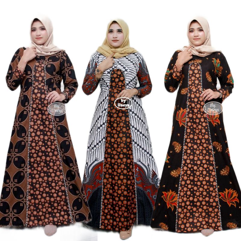 GAMIS WANITA GAMIS BATIK KOMBINASI KEKINIAN
