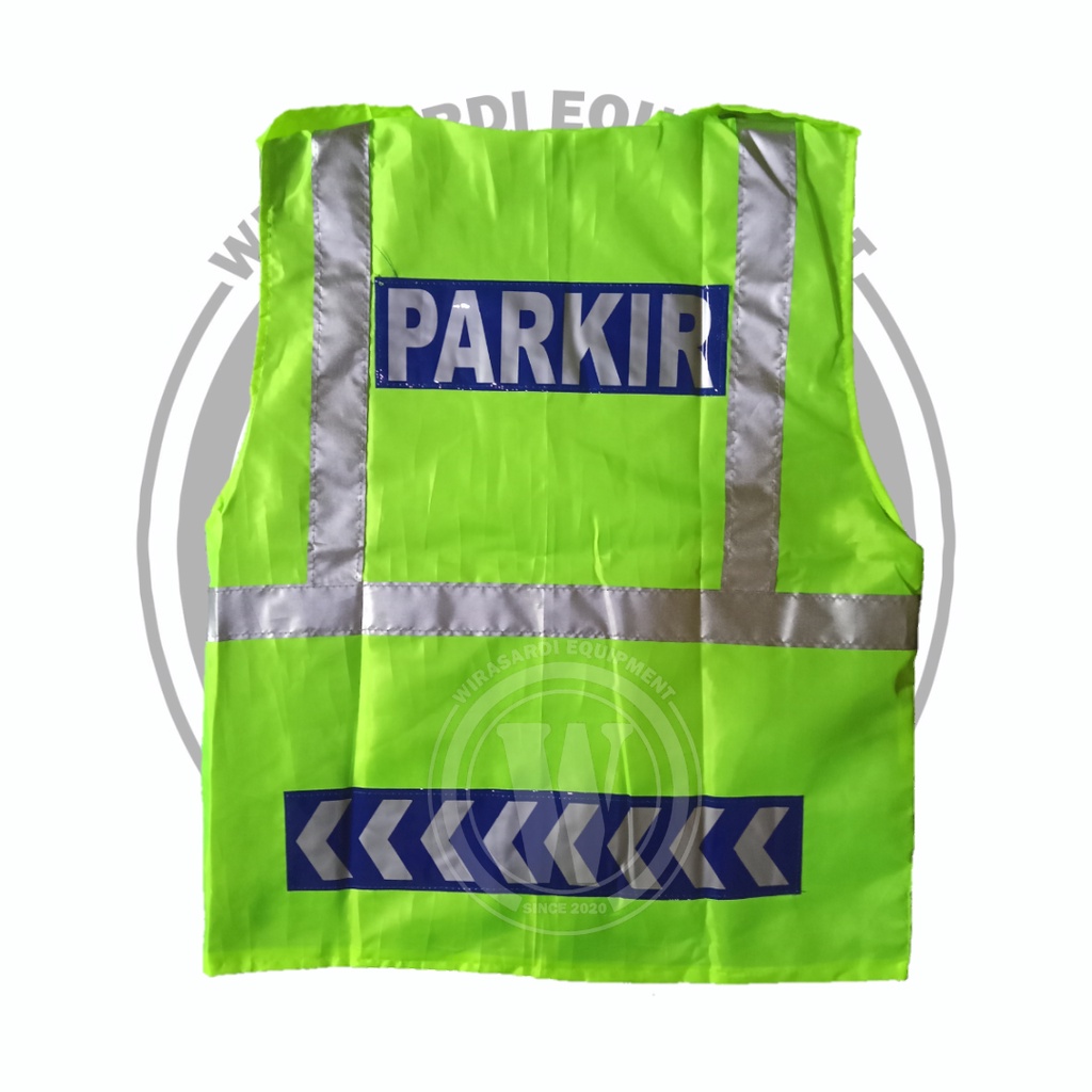 Rompi Parkir Bahan Parasut Anti Air/Rompi Parkir/Rompi Juru Parkir/Rompi Tukang Parkir/Rompi Parkir Pria