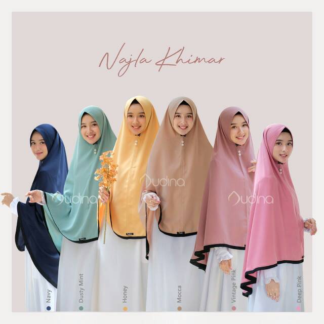 AUDINA - NAJLA KHIMAR/KHIMAR JUMBO/KHIMAR SYARI/KHIMAR NON PET